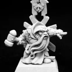 Tabletop Miniatures>Reaper Miniatures Ivar, Dwarf Priest 14039 Dwarves Unpainted RPG D&D Mini Figure - Your Source for Gaming Essentials