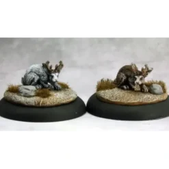 Tabletop Miniatures>Reaper Miniatures Jackalope (2) #59024 Savage Worlds Unpainted RPG Mini Figure - Your Source for Gaming Essentials