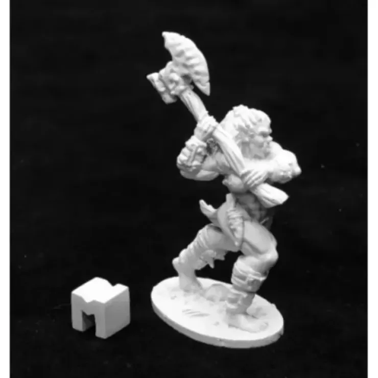 Tabletop Miniatures>Reaper Miniatures Jade Fire Champion (Axe) #03939 Dark Heaven Unpainted Metal - Your Source for Gaming Essentials