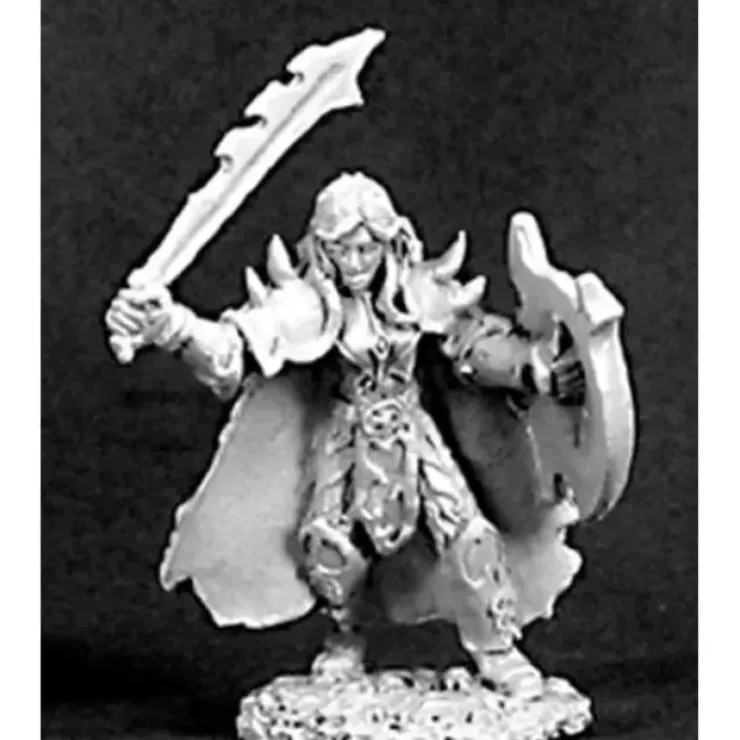 Tabletop Miniatures>Reaper Miniatures Janan, Female Dragon Slayer 03206 Dark Heaven Unpainted Metal - Your Source for Gaming Essentials