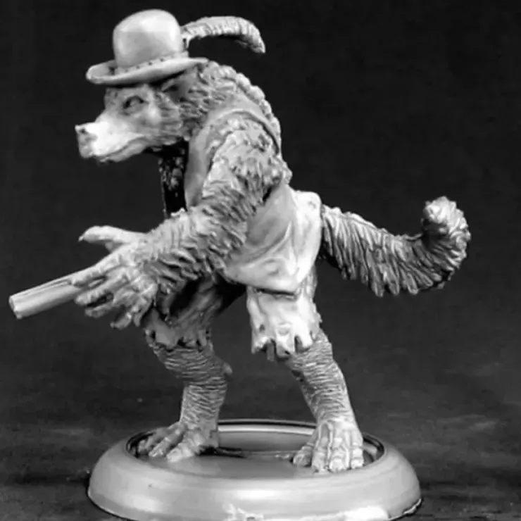 Tabletop Miniatures>Reaper Miniatures Jesse Moonwalker Werewolf Tracker 50045 Chronoscope Metal Mini - Your Source for Gaming Essentials