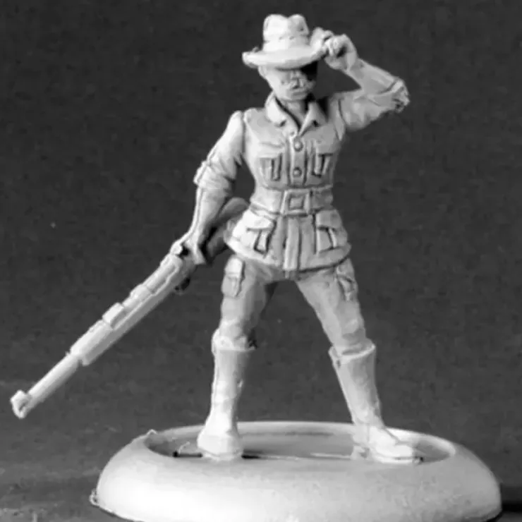 Tabletop Miniatures>Reaper Miniatures John Kincaide, Big Game Hunter #50096 Chronoscope Mini Figure - Your Source for Gaming Essentials