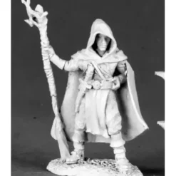 Tabletop Miniatures>Reaper Miniatures Karahl Farstep, Wizard #03504 Dark Heaven Unpainted Metal - Your Source for Gaming Essentials