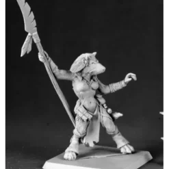 Tabletop Miniatures>Reaper Miniatures Kashia, Ghostmane Tribe Lupine #14593 Koborlas Unpainted Mini - Your Source for Gaming Essentials