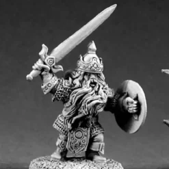 Tabletop Miniatures>Reaper Miniatures King Norin Sliverbeard #02135 Dark Heaven Unpainted Metal - Your Source for Gaming Essentials