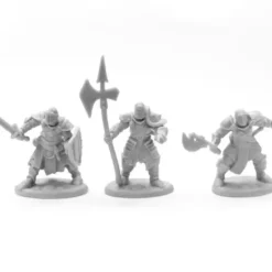 Tabletop Miniatures>Reaper Miniatures Knights of the Realm (3) #77673 Unpainted Plastic Bones Mini Figure - Your Source for Gaming Essentials