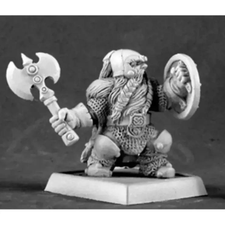 Tabletop Miniatures>Reaper Miniatures Kragmarr Dwarf Captain #14554 Kragmarr Unpainted RPG D&D Mini - Your Source for Gaming Essentials