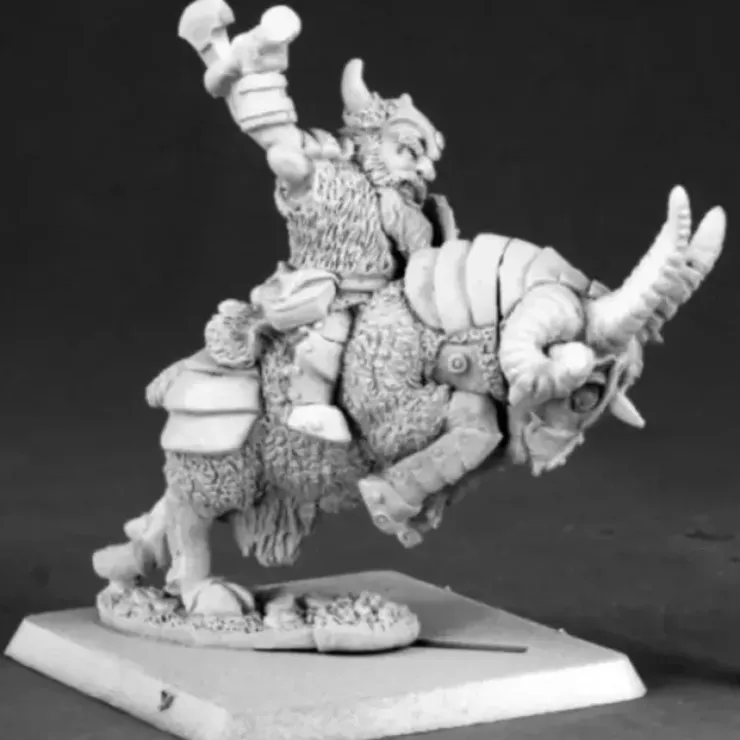 Tabletop Miniatures>Reaper Miniatures Kragmarr Ram Rider #14607 Kragmarr Unpainted RPG Mini Figure - Your Source for Gaming Essentials