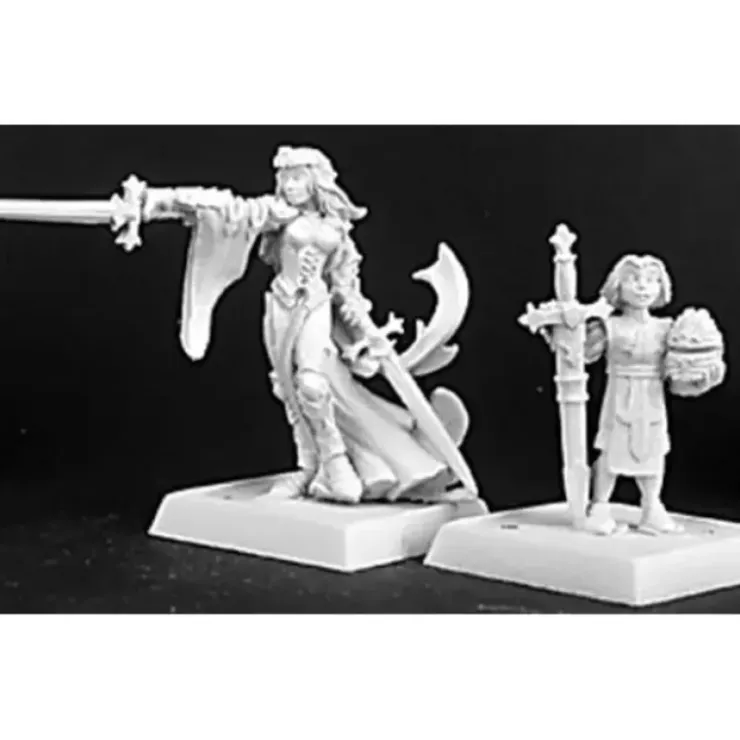 Tabletop Miniatures>Reaper Miniatures Kristianna, Crusaders Warlord #14212 Crusaders Unpainted Mini - Your Source for Gaming Essentials