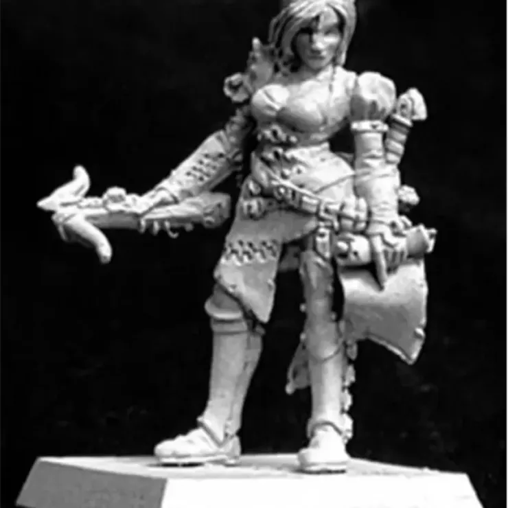 Tabletop Miniatures>Reaper Miniatures Kyla, Bounty Hunter #14025 Sisters Of The Blade Unpainted Mini - Your Source for Gaming Essentials