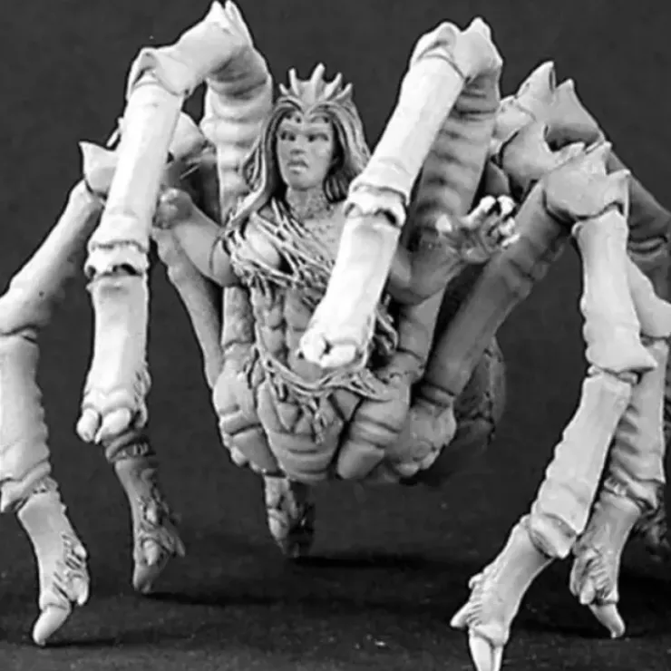 Tabletop Miniatures>Reaper Miniatures Labith, Female Spider Demon 03085 Dark Heaven Unpainted Metal - Your Source for Gaming Essentials