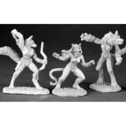 Tabletop Miniatures>Reaper Miniatures Lady Lycanthropes #03495 Dark Heaven Unpainted Metal - Your Source for Gaming Essentials