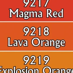 Tabletop Miniatures>Reaper Miniatures Lava Colors #09773 Master Series Triads 3 Pack .5oz Paint - Your Source for Gaming Essentials