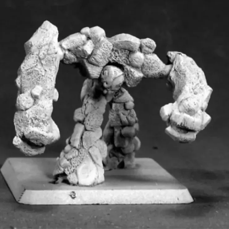 Tabletop Miniatures>Reaper Miniatures Lesser Earth Elemental #14444 Dwarves Unpainted RPG D&D Mini - Your Source for Gaming Essentials