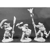Tabletop Miniatures>Reaper Miniatures Lizardman Command, 5 Pieces #06047 Dark Heaven Unpainted Metal - Your Source for Gaming Essentials