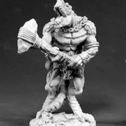 Tabletop Miniatures>Reaper Miniatures Lizardman Tyrant #02404 Dark Heaven Legends Unpainted Metal - Your Source for Gaming Essentials