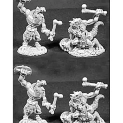 Tabletop Miniatures>Reaper Miniatures Lizardman Warriors 4 Pcs #06050 Dark Heaven Legends Army Packs - Your Source for Gaming Essentials