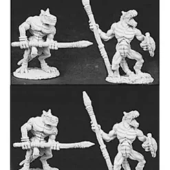 Tabletop Miniatures>Reaper Miniatures Lizard Men with Spears 4 Pieces 06039 Dark Heaven Legends Army - Your Source for Gaming Essentials