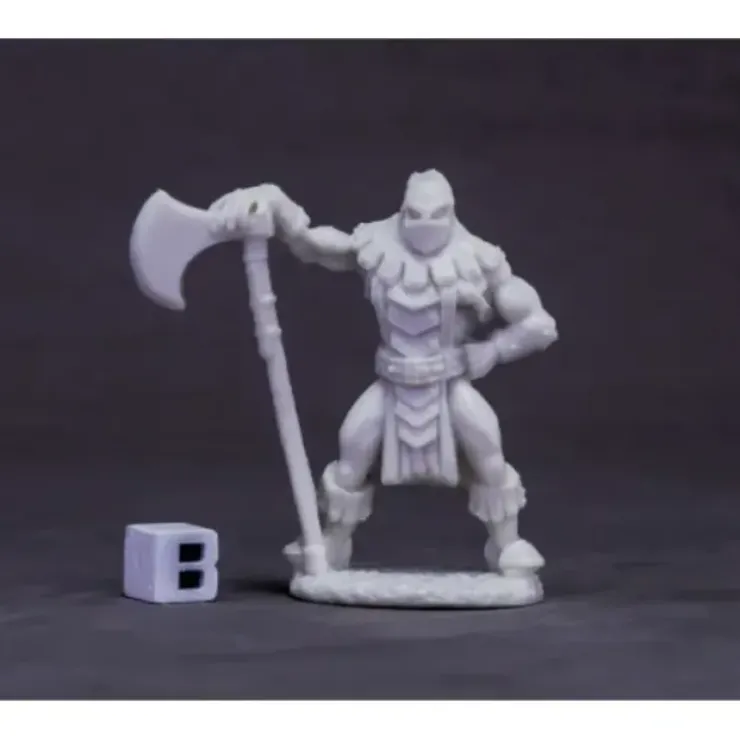 Tabletop Miniatures>Reaper Miniatures Logar the Executioner #77620 Bones Unpainted Plastic Figure - Your Source for Gaming Essentials