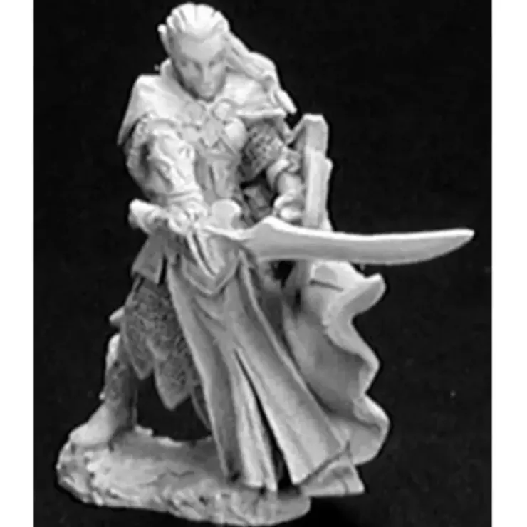 Tabletop Miniatures>Reaper Miniatures Loryn Stormblade, Elf #02849 Dark Heaven Unpainted Metal - Your Source for Gaming Essentials