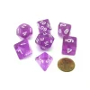 Dice>Reaper Miniatures Lucky Pizza Dungeon Dice - Clear Purple - Your Source for Gaming Essentials