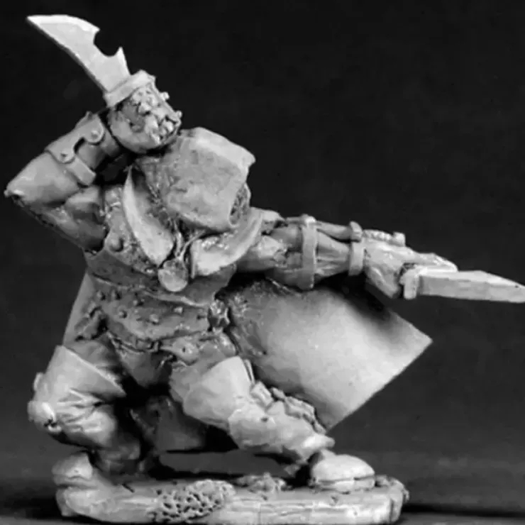 Tabletop Miniatures>Reaper Miniatures Mag Blackscar, 1/2 Orc #03070 Dark Heaven Unpainted Metal - Your Source for Gaming Essentials
