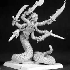 Tabletop Miniatures>Reaper Miniatures Marilith #14474 Darkspawn Unpainted RPG D&D Mini Figure - Your Source for Gaming Essentials