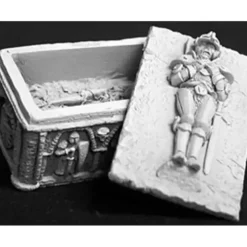 Tabletop Miniatures>Reaper Miniatures Medieval Sarcophagus #02627 Dark Heaven Unpainted Metal - Your Source for Gaming Essentials