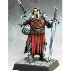 Tabletop Miniatures>Reaper Miniatures Mendevian Crusader #60160 Pathfinder Miniatures Unpainted Mini - Your Source for Gaming Essentials