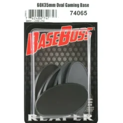Tabletop Miniatures>Reaper Miniatures 60mm x 35mm Oval Gaming Base (10) #74065 Accessory - Your Source for Gaming Essentials