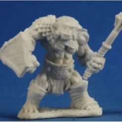 Tabletop Miniatures>Reaper Miniatures Mogg, Bugbear #77232 Bones Unpainted Plastic RPG Mini Figure - Your Source for Gaming Essentials