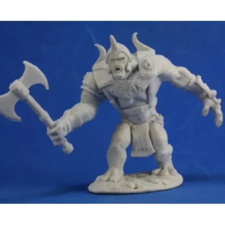 Tabletop Miniatures>Reaper Miniatures Mountain Troll #77333 Bones Unpainted Plastic RPG Mini Figure - Your Source for Gaming Essentials