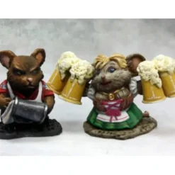 Tabletop Miniatures>Reaper Miniatures Mousling Bartender & Wench 03633 Dark Heaven Unpainted Metal - Your Source for Gaming Essentials