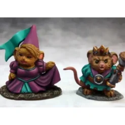 Tabletop Miniatures>Reaper Miniatures Mousling King & Princess #03740 Dark Heaven Legends Unpainted - Your Source for Gaming Essentials