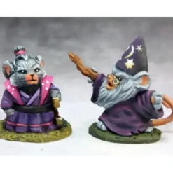 Tabletop Miniatures>Reaper Miniatures Mousling Sorcerer & Samurai #03742 Dark Heaven Legends - Your Source for Gaming Essentials