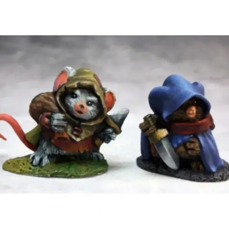 Tabletop Miniatures>Reaper Miniatures Mousling Thief & Assassin #03741 Dark Heaven Legends Unpainted - Your Source for Gaming Essentials
