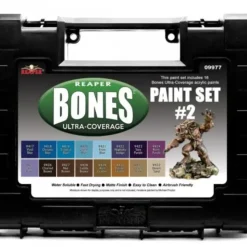 Tabletop Miniatures>Reaper Miniatures MSP Bones Ultra-Coverage Paint Set #2 - 16 Bottles - Your Source for Gaming Essentials