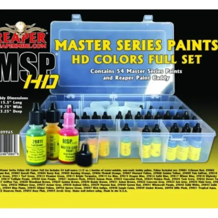 Tabletop Miniatures>Reaper Miniatures MSP #09965 Reaper Master Series HD Paint Complete Set - Your Source for Gaming Essentials