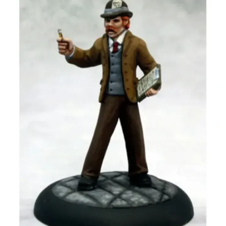 Tabletop Miniatures>Reaper Miniatures Muckraker #59034 Savage Worlds Unpainted RPG D&D Mini Figure - Your Source for Gaming Essentials