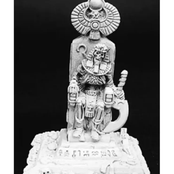 Tabletop Miniatures>Reaper Miniatures Mummy King On Throne #02740 Dark Heaven Unpainted Metal - Your Source for Gaming Essentials
