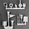 Tabletop Miniatures>Reaper Miniatures Musical Instruments 12 Pcs #03032 Dark Heaven Unpainted Metal - Your Source for Gaming Essentials