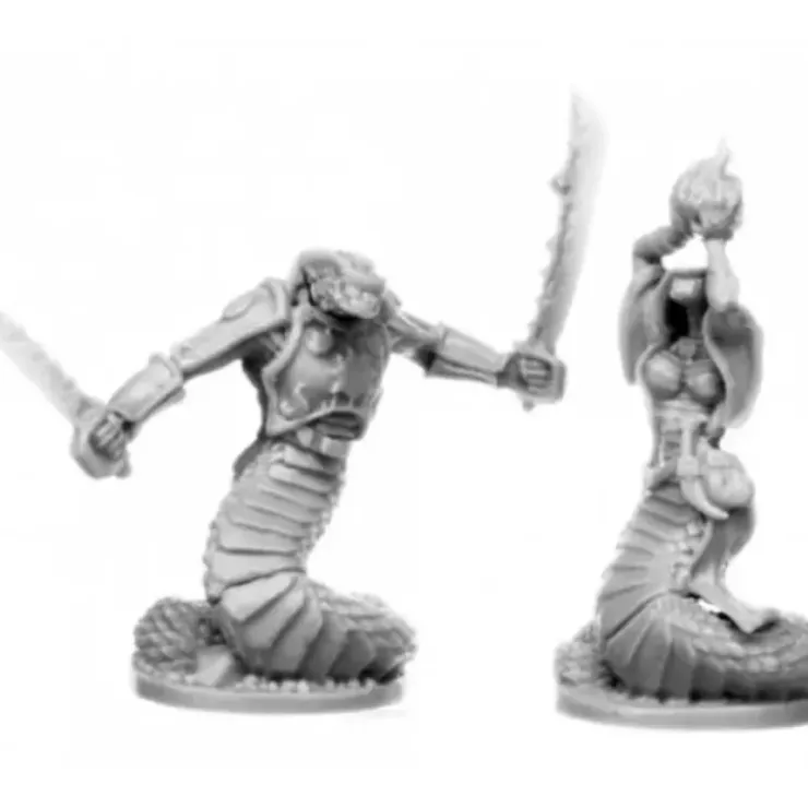 Tabletop Miniatures>Reaper Miniatures Nagendra Leaders (2) #77693 Unpainted Plastic Figures - Your Source for Gaming Essentials