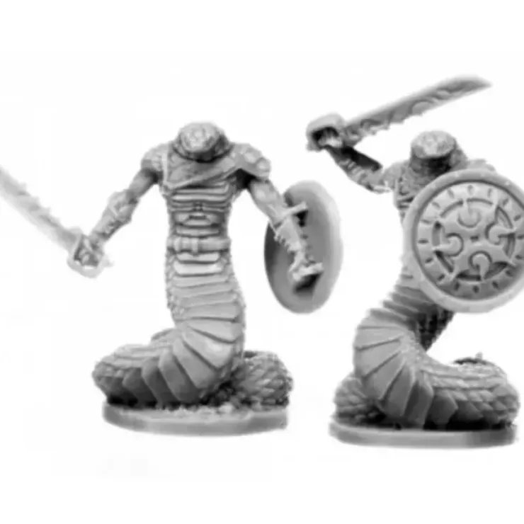 Tabletop Miniatures>Reaper Miniatures Nagendra Swordsmen (2) #77695 Unpainted Plastic Figures - Your Source for Gaming Essentials