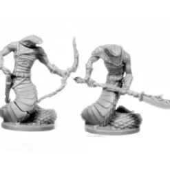 Tabletop Miniatures>Reaper Miniatures Nagendra Warriors (2) #77697 Unpainted Plastic Figures - Your Source for Gaming Essentials