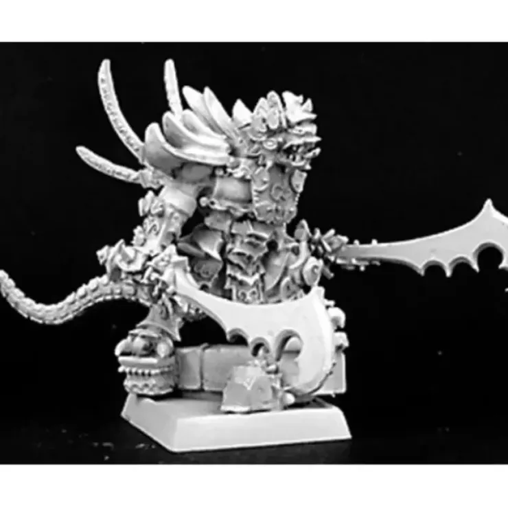 Tabletop Miniatures>Reaper Miniatures Nai-Khanon, Reptus Hero #14235 Reptus Unpainted RPG D&D Mini - Your Source for Gaming Essentials