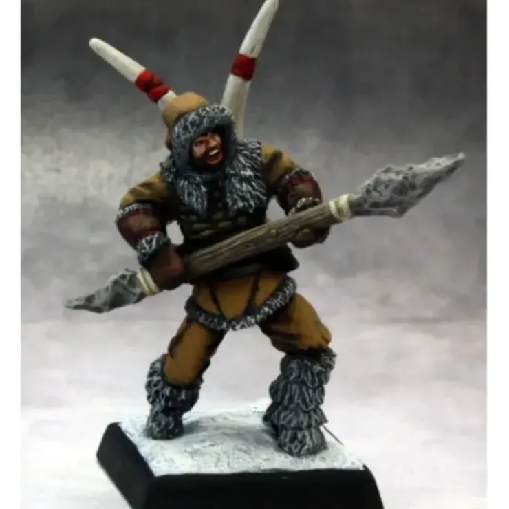Tabletop Miniatures>Reaper Miniatures Nanoc, Spearmaster 14644 Warlord Unpainted RPG D&D Mini Figure - Your Source for Gaming Essentials