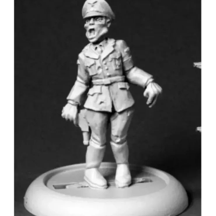 Tabletop Miniatures>Reaper Miniatures Nazi Zombie Officer #50221 Chronoscope RPG D&D Mini Figure - Your Source for Gaming Essentials