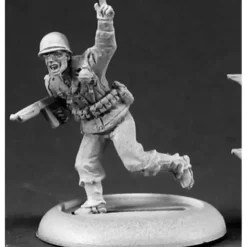 Tabletop Miniatures>Reaper Miniatures NCO Wally Clark #50335 Chronoscope D&D Unpainted Metal Figure - Your Source for Gaming Essentials