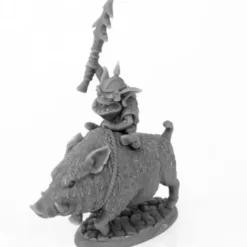 Tabletop Miniatures>Reaper Miniatures Norker Boss on War Pig #04036 Unpainted Metal Figure - Your Source for Gaming Essentials