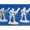 Tabletop Miniatures>Reaper Miniatures Nova Corp:Female (3) #80013 Bones Unpainted Plastic Figure - Your Source for Gaming Essentials